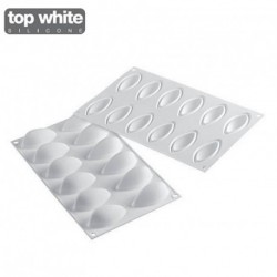 Moule silicone Quenelle x12 - Silikomart Professional